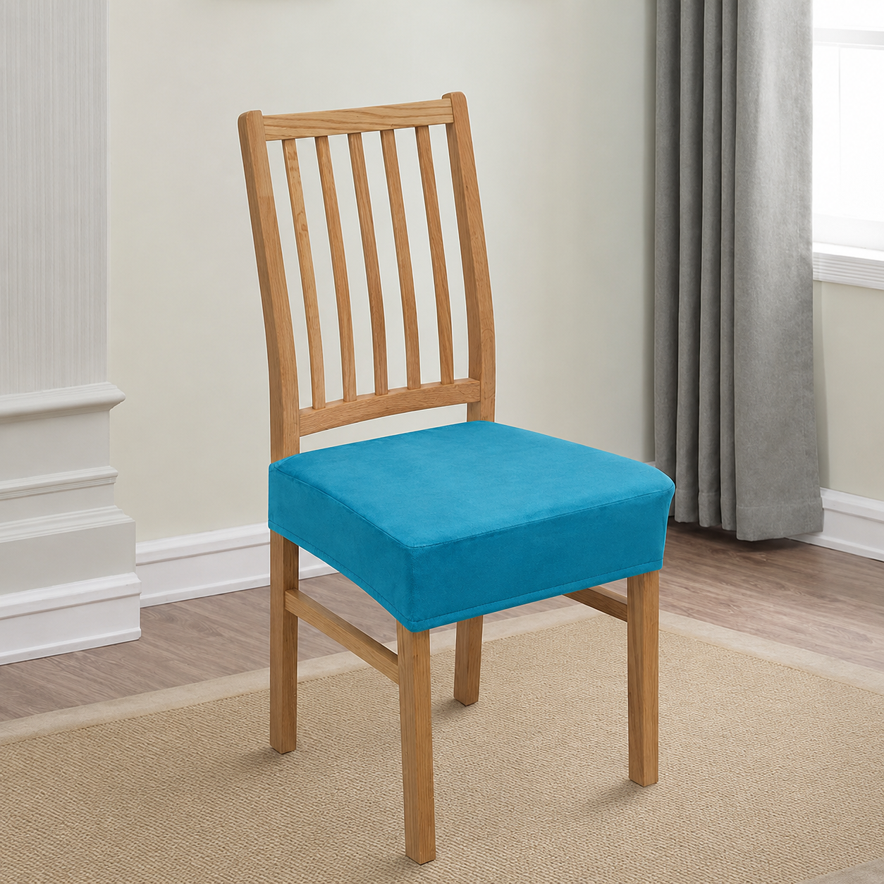Velvet Stretchy Slipcover Dinning Chair Seat Cover