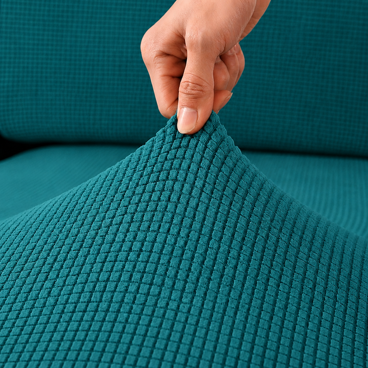 Anti Slip Jacquard L Shaped Cushion Sofa Couch Cover