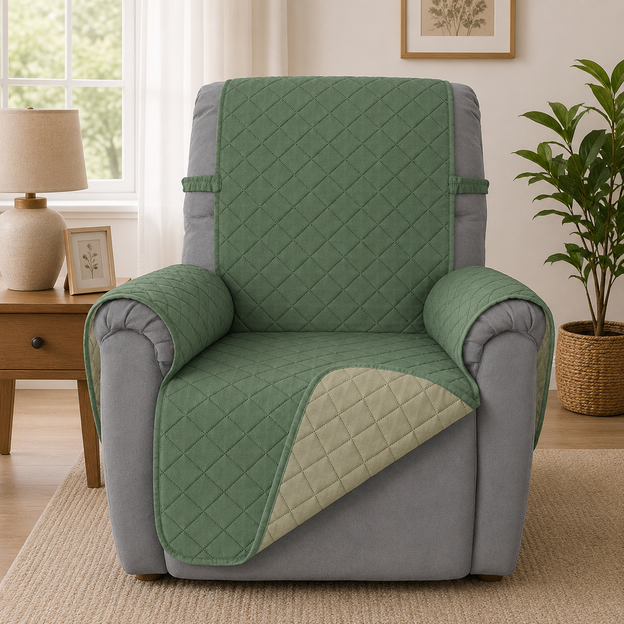 Slipcover Recliner Armchair Sofa Mat Couch Cover