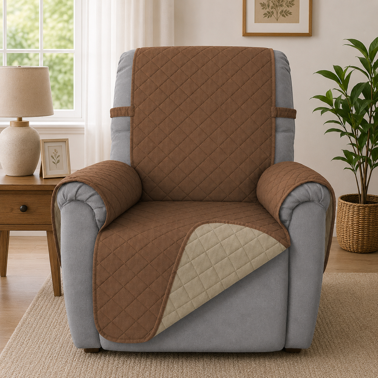 Slipcover Recliner Armchair Sofa Mat Couch Cover