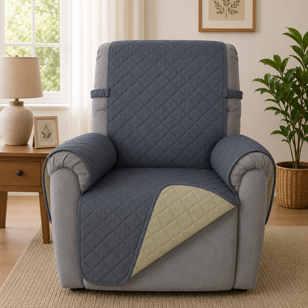 Slipcover Recliner Armchair Sofa Mat Couch Cover