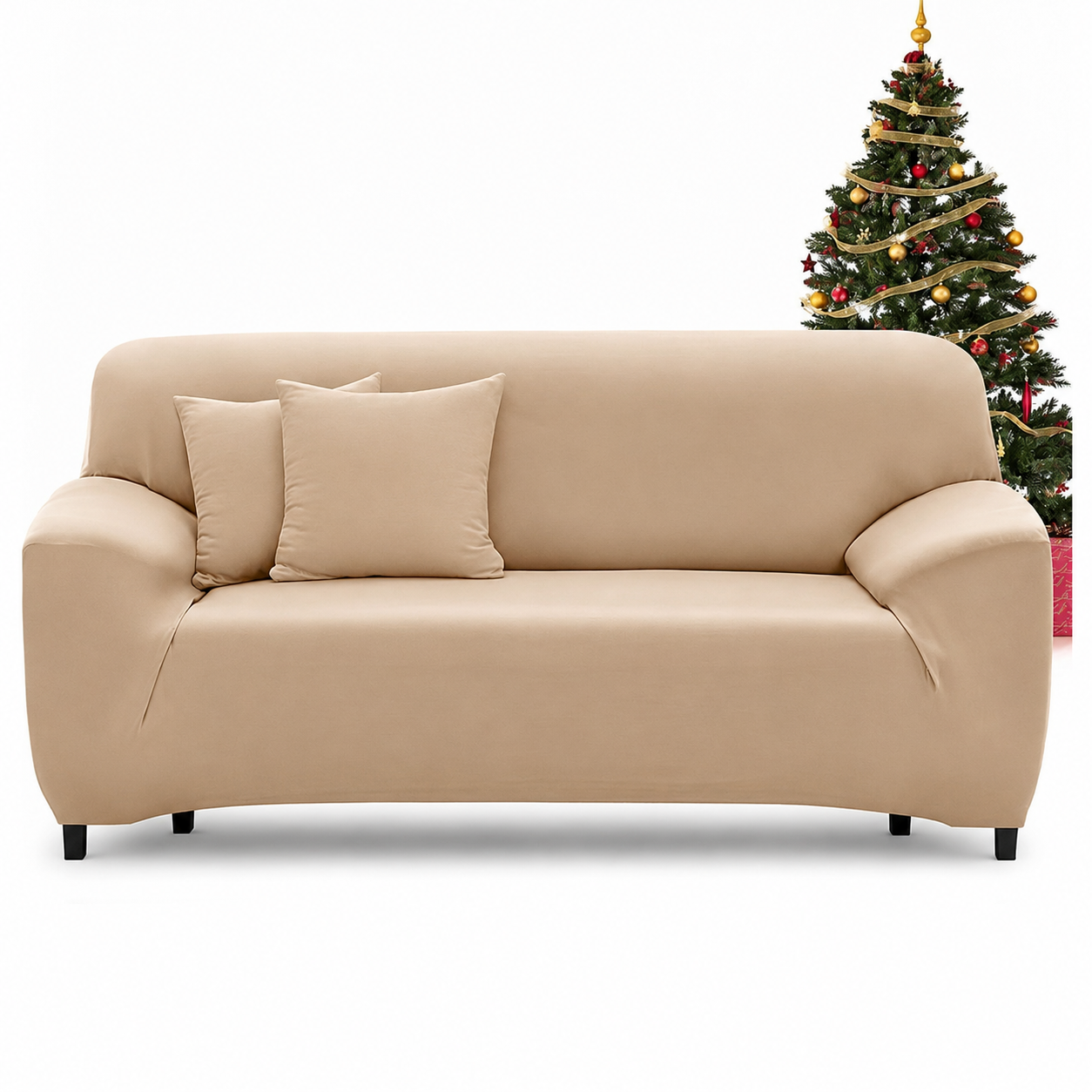 Xmas Armchair Slipcover Couch Sofa Cover