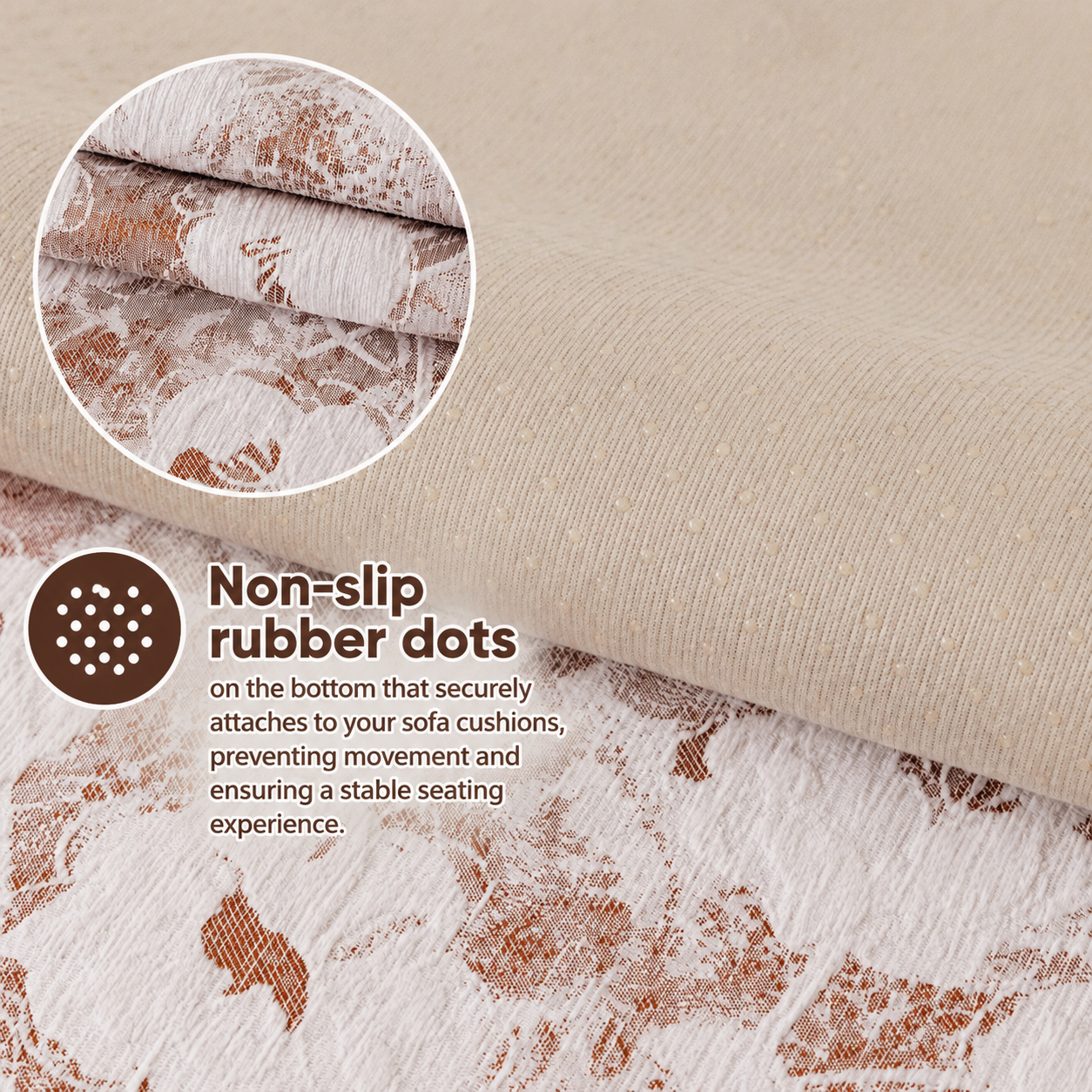 Non Slip Floral Premium Luxury Sofa Couch Cover