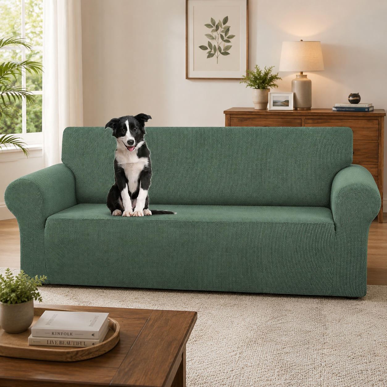 Jacquard Slipcover Sofa Couch Cover