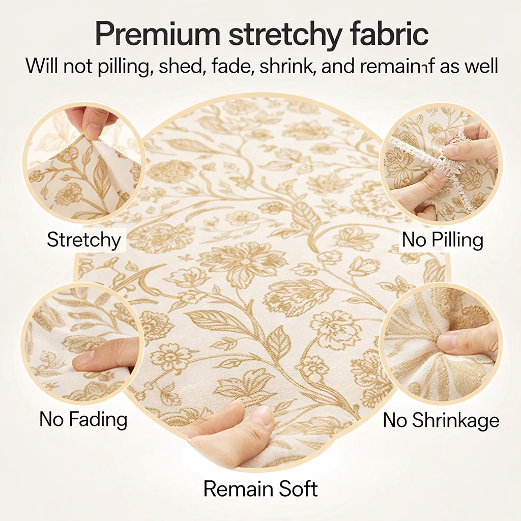 Flora Anti-Slip L Shaped Cushion Sofa Couch Cover