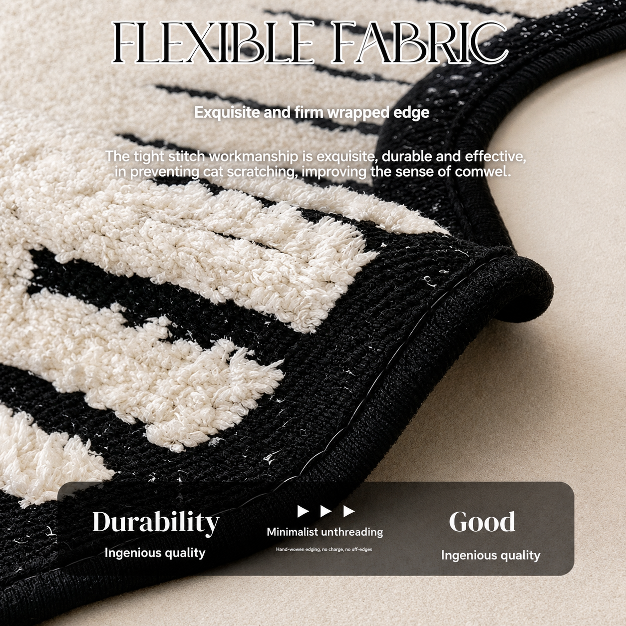 Non-Slip Wave Geometric Plush Fuzzy Furry Sofa Couch Cover