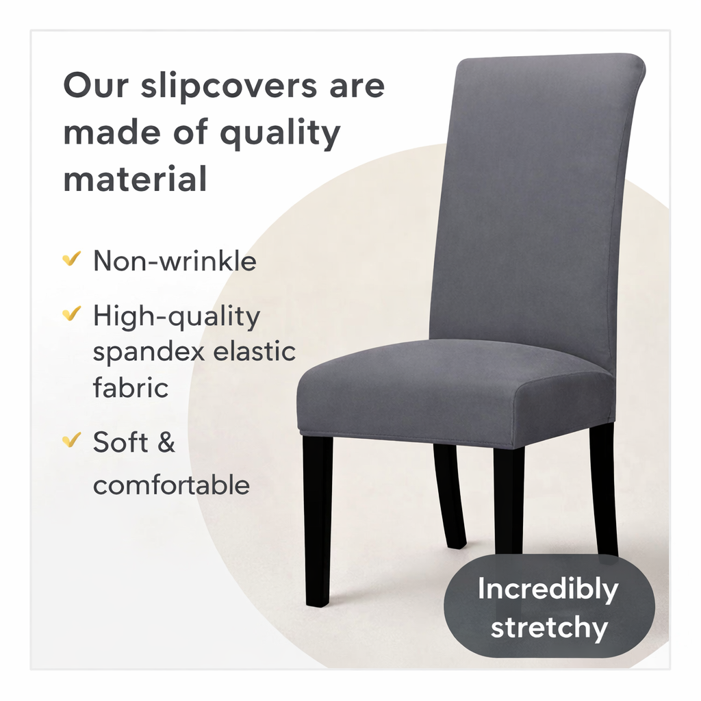Spandex Slipcover Chair Seat Cover