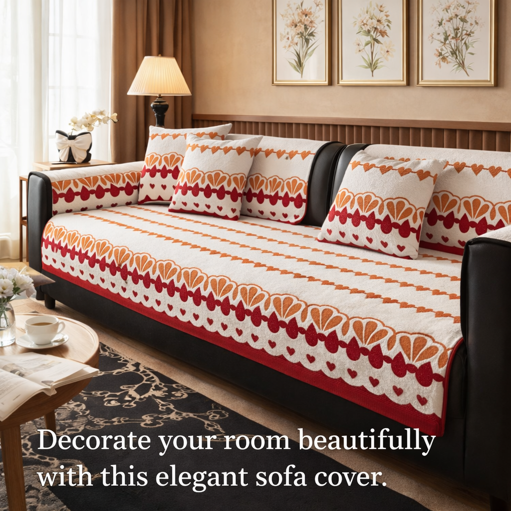 Non Slip Plush Fuzzy Mat Couch Sofa Cover