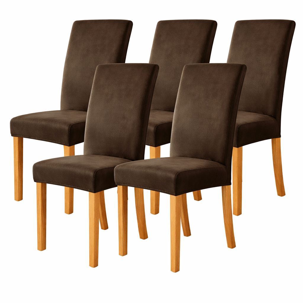 Velvet Slipcover Chair Seat Cover