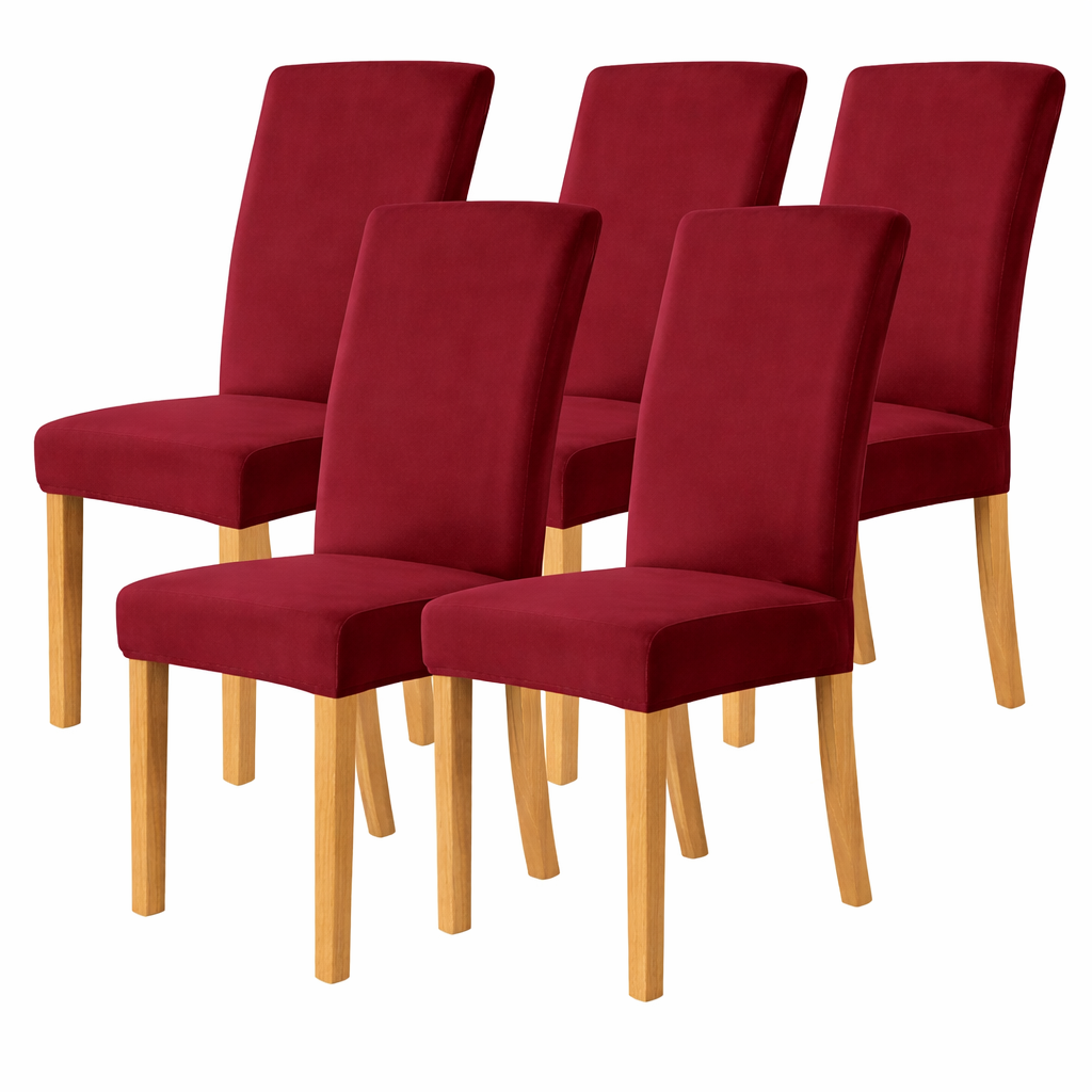 Velvet Slipcover Chair Seat Cover