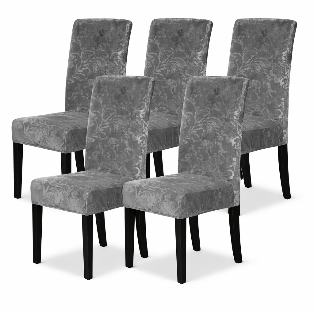 Slipcover Floral Velvet Chair Cover