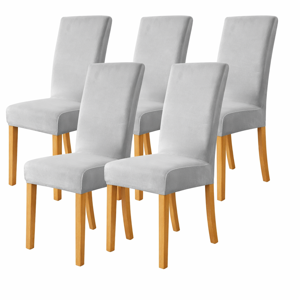 Velvet Slipcover Chair Seat Cover