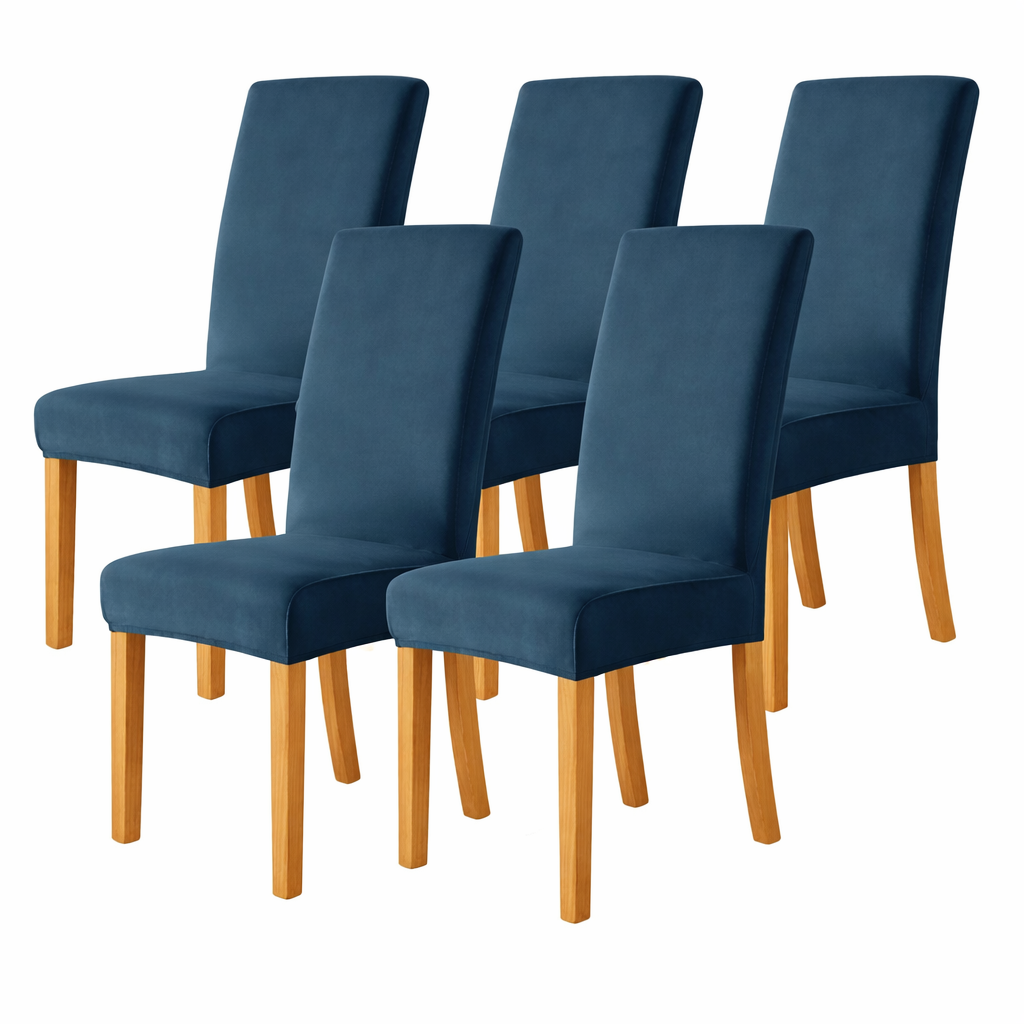 Velvet Slipcover Chair Seat Cover