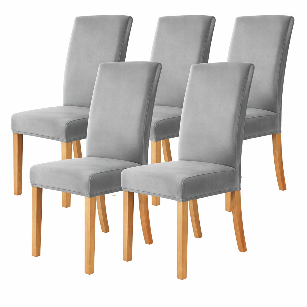Velvet Slipcover Chair Seat Cover