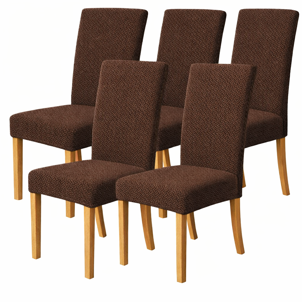 Jacquard Slipcover Chair Seat Cover