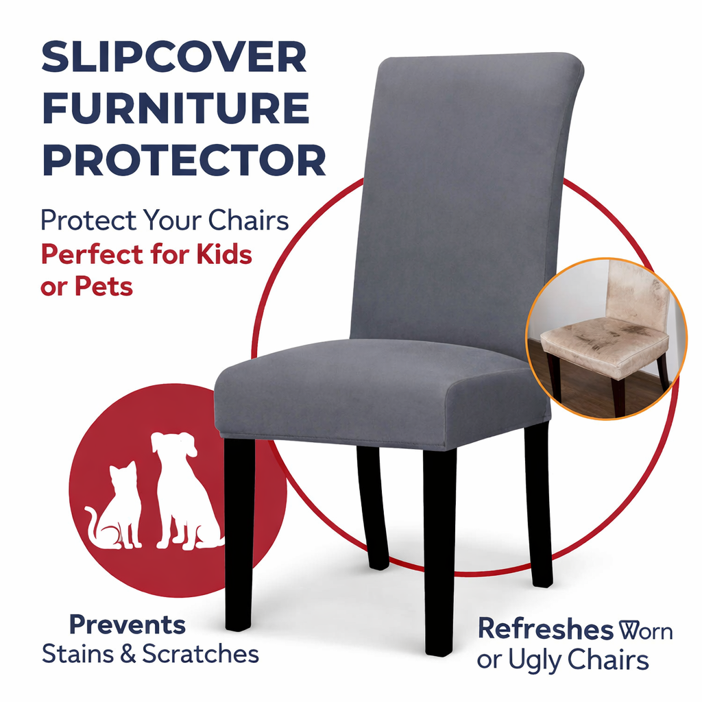 Spandex Slipcover Chair Seat Cover