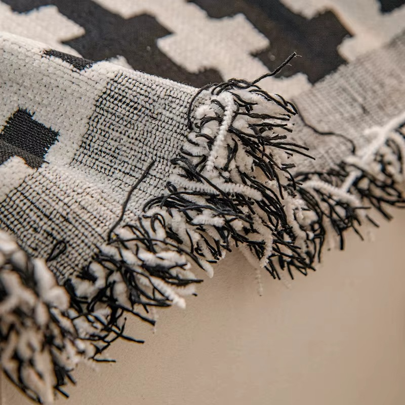 Anti-Slip Elegance Chenille Tassels Sofa Couch Cover