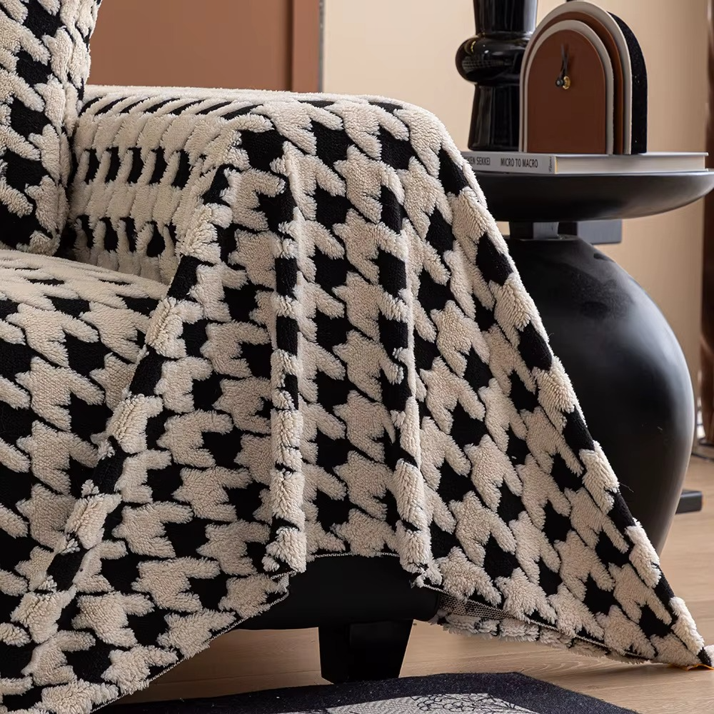 Elegance Funny Fuzzy Anti-Slip Sofa Couch Cover