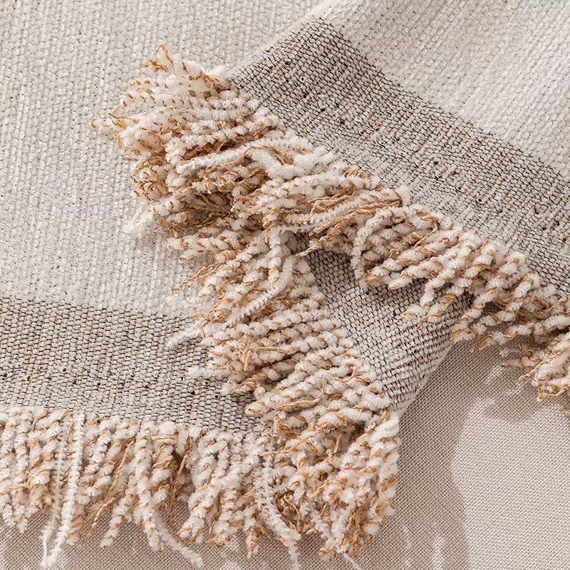 Anti-Slip Luxury Chenille Elegance Tassels Sofa Couch Cover