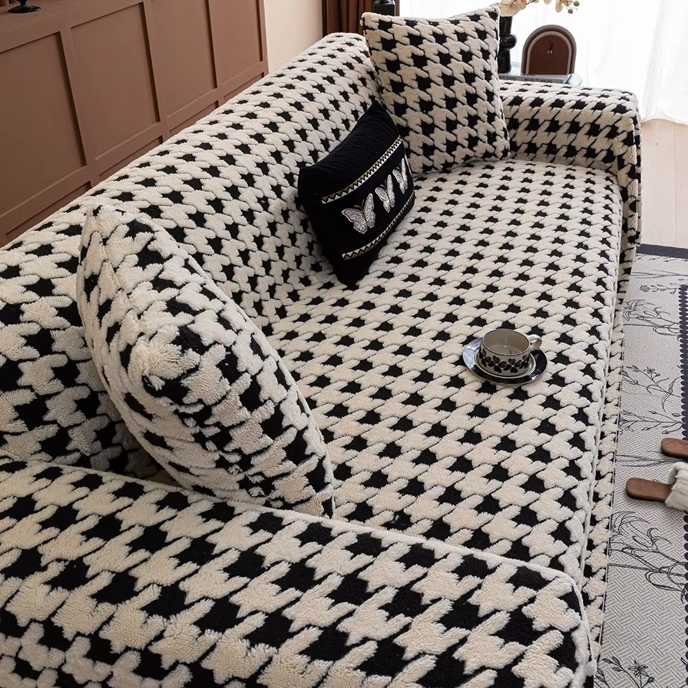 Elegance Funny Fuzzy Anti-Slip Sofa Couch Cover