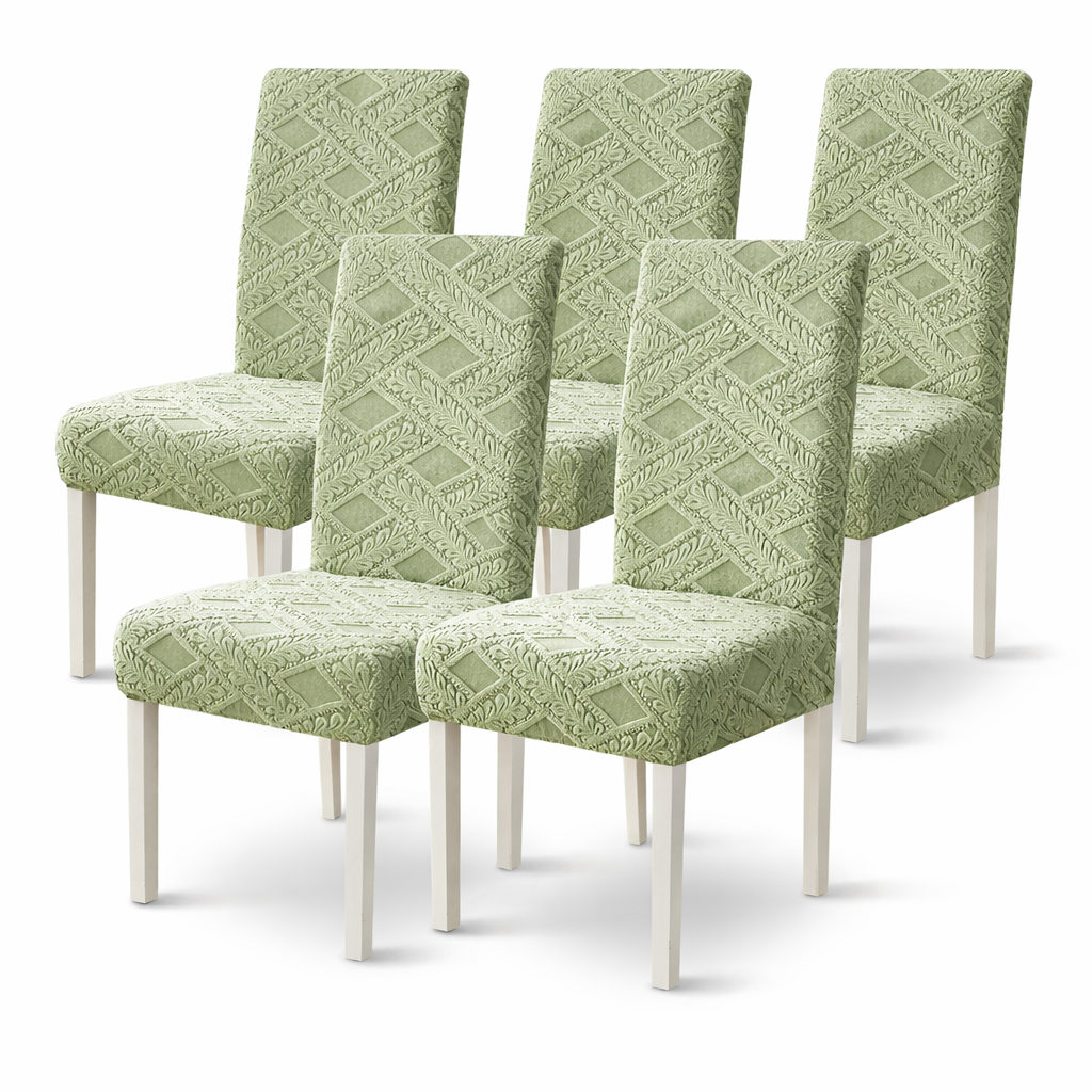 Jacquard Slipcover Chair Seat Cover