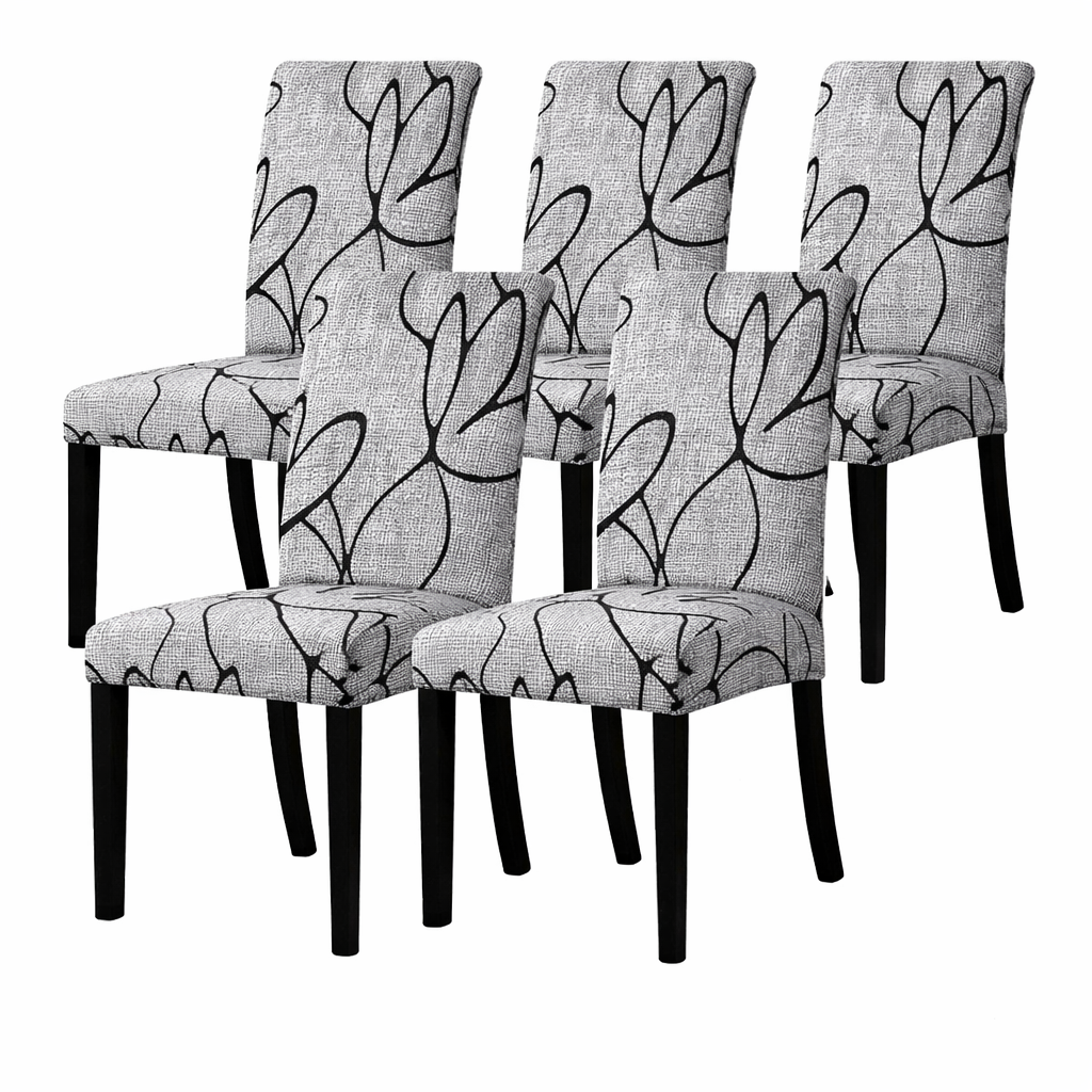Printed Slipcover Chair Seat Cover