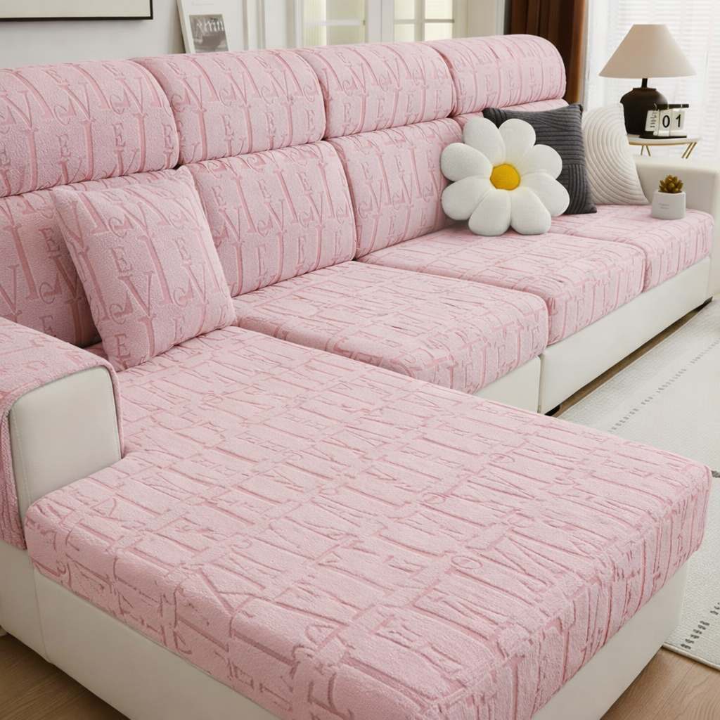 Anti-Slip L Shaped Letter Cushion Sofa Couch Cover