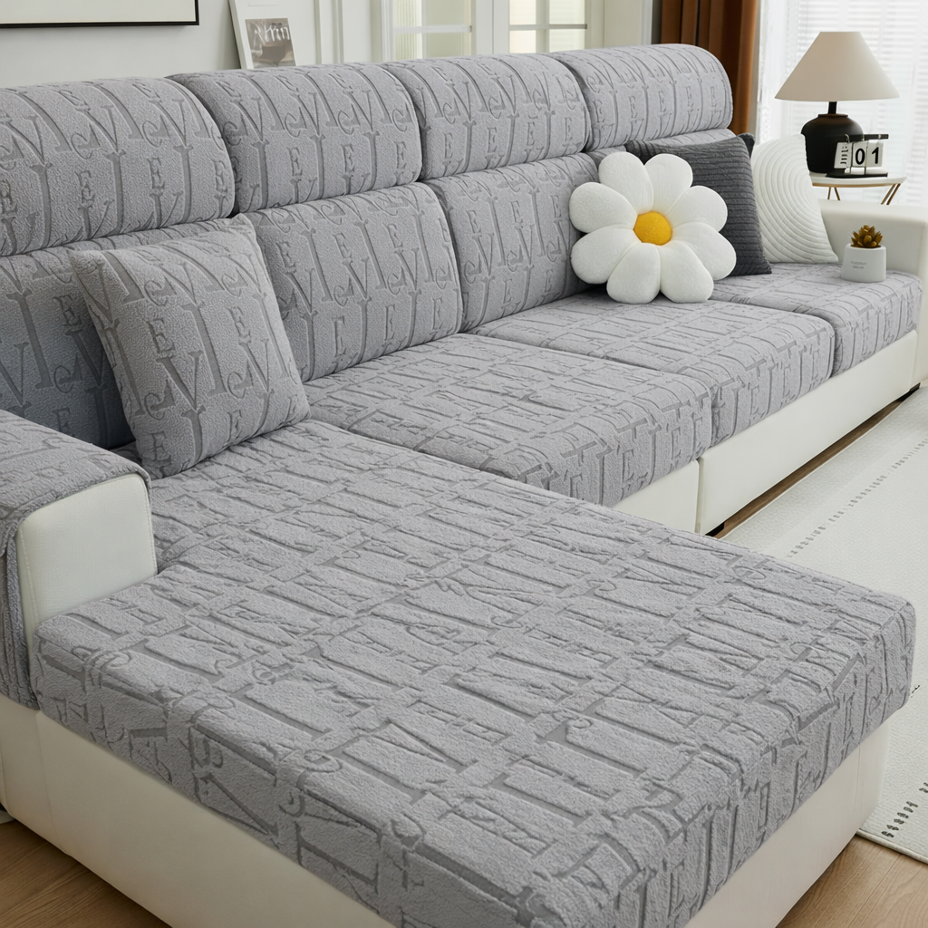 Anti-Slip L Shaped Letter Cushion Sofa Couch Cover