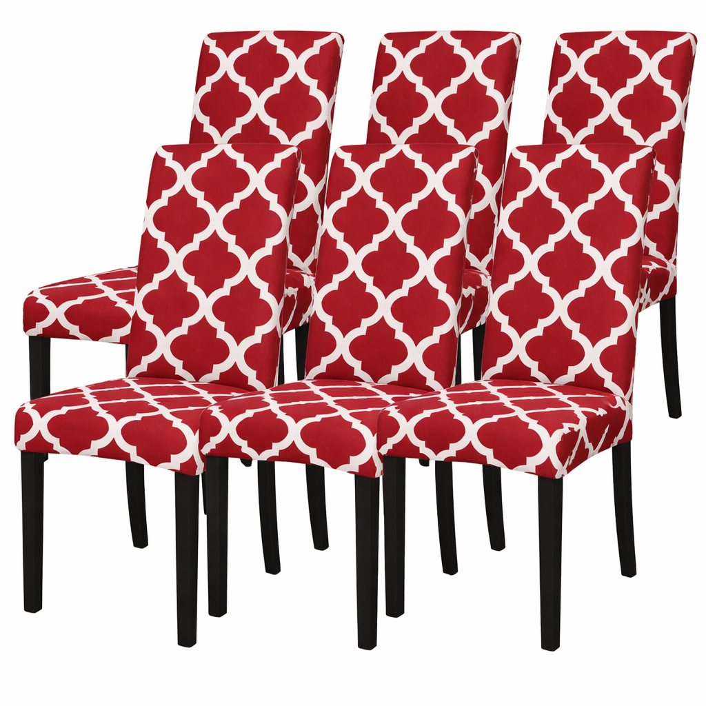 Printed Slipcover Chair Seat Cover