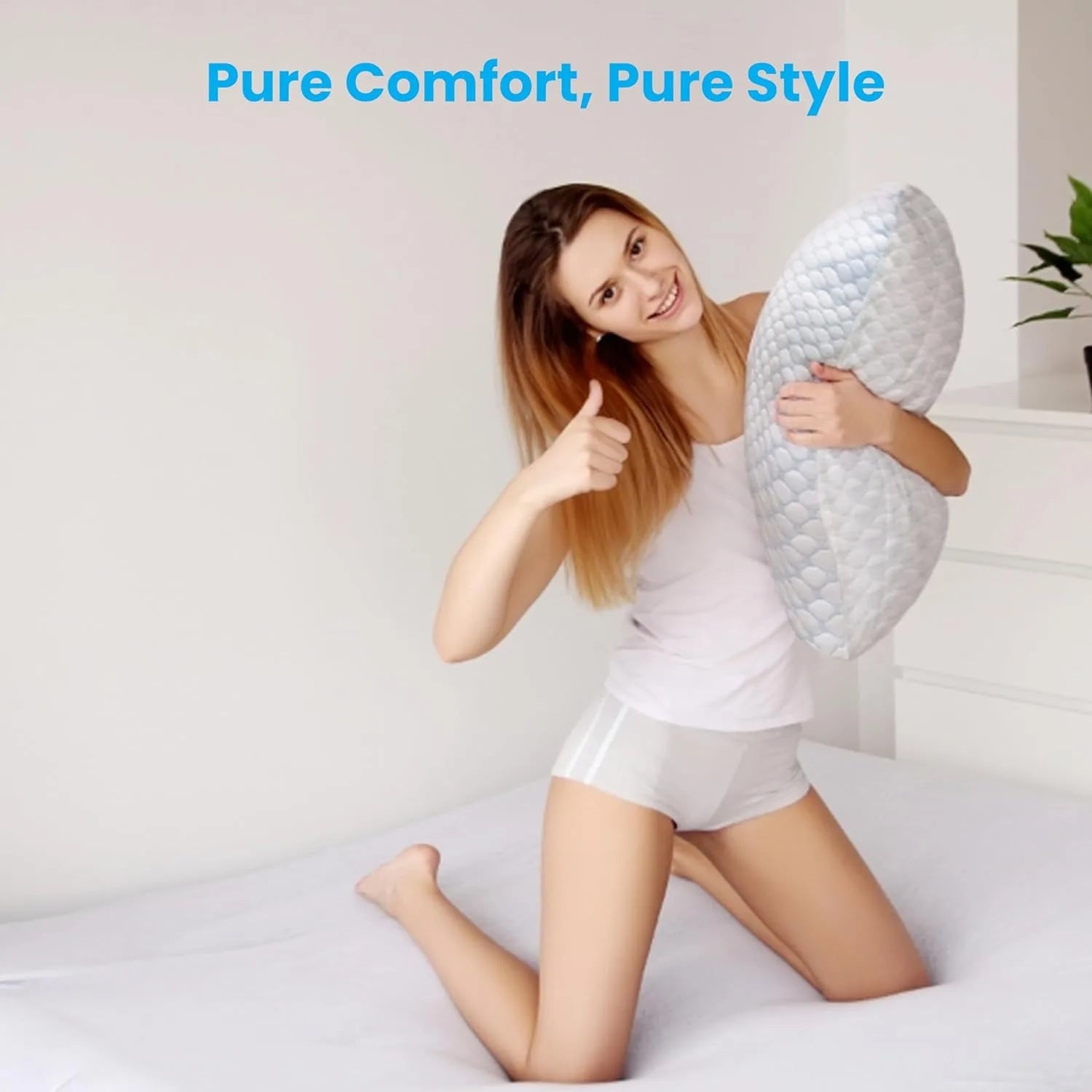 Cooling Shredded Bed Sleeping Pillows