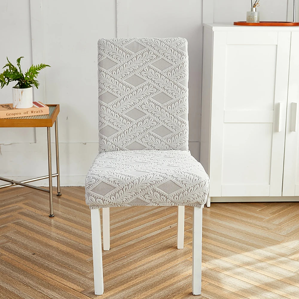 Jacquard Slipcover Chair Seat Cover
