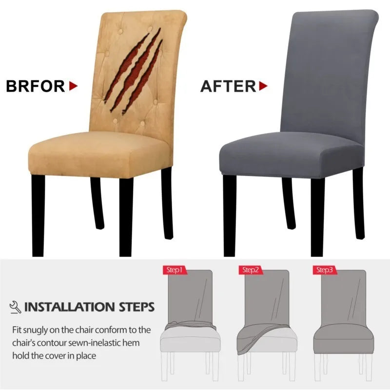 Spandex Slipcover Chair Seat Cover