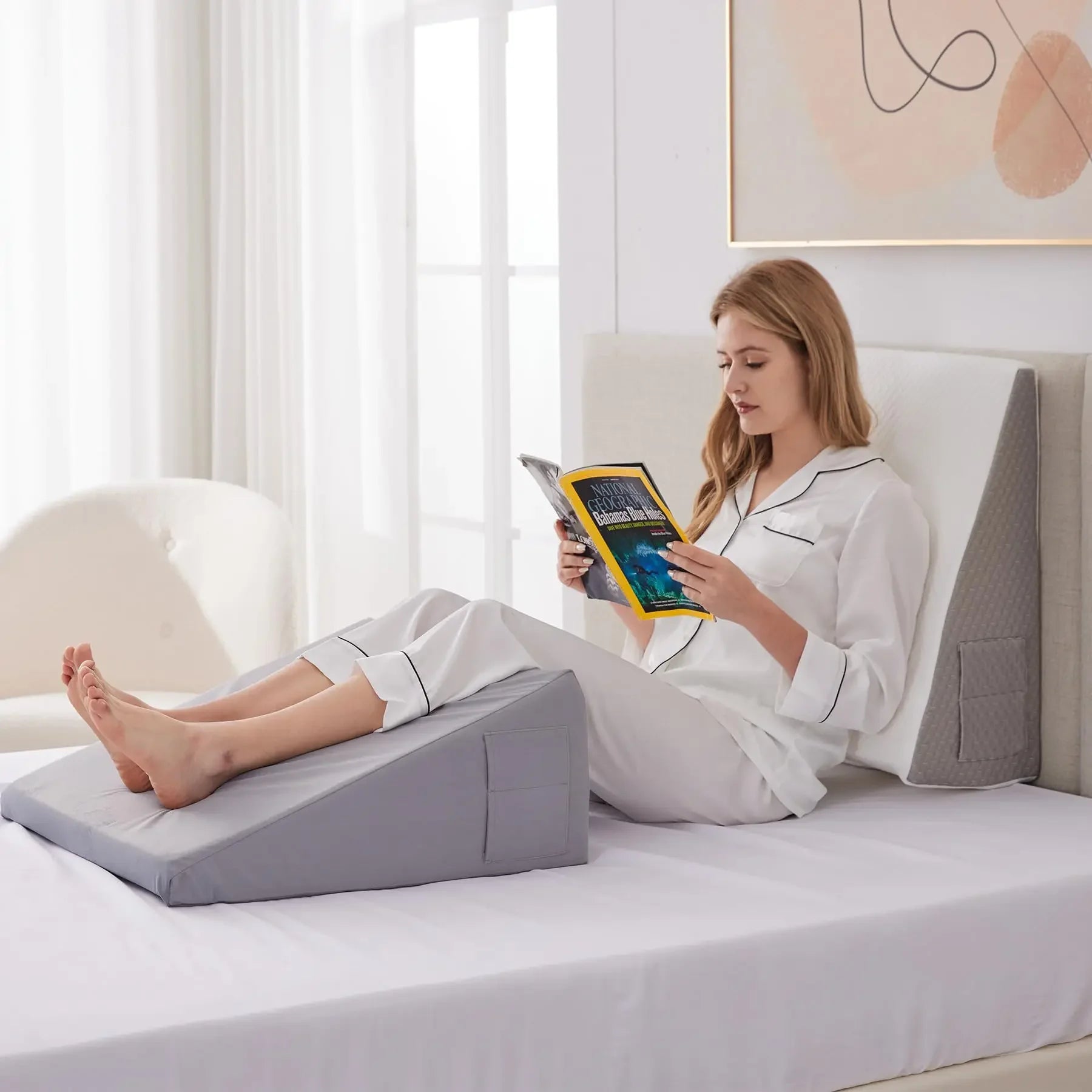Wedge Support Relaxing Sleeping Bed Pillow