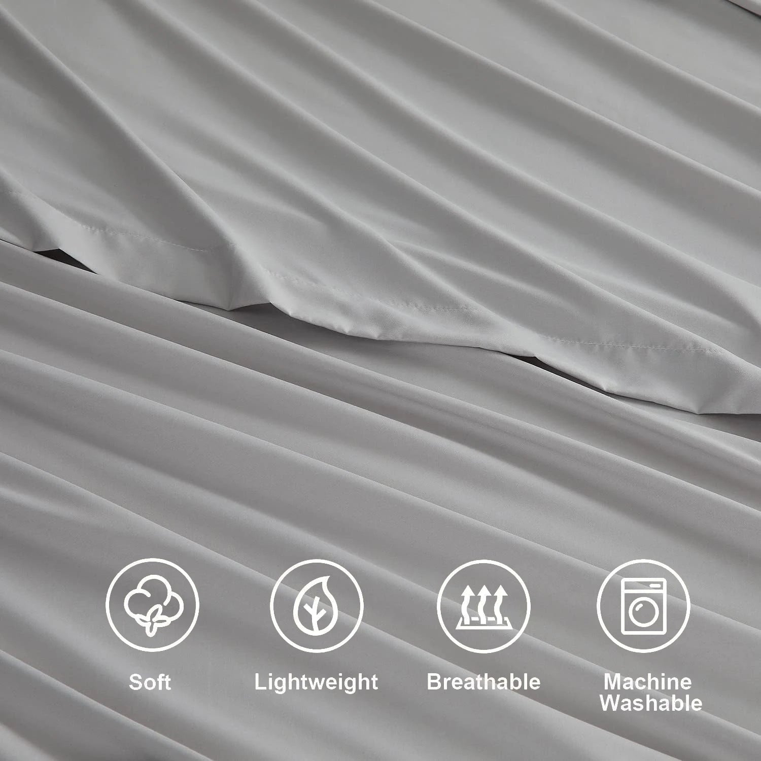 Wrinkle Free Fitted Bedding Sheet Set