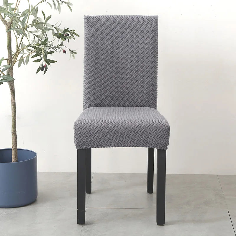 Jacquard Slipcover Chair Seat Cover