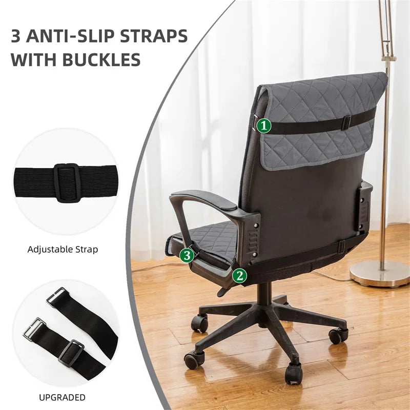 Anti-Slip Slipcover Office Chair Cover