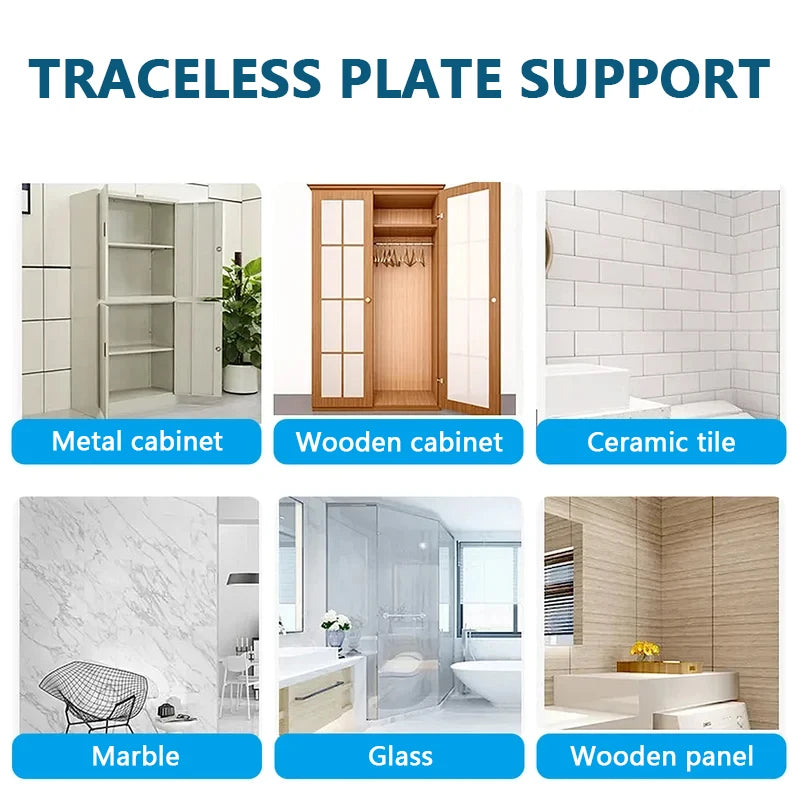 Locking Shelf Adhesive Bracket Support Pegs