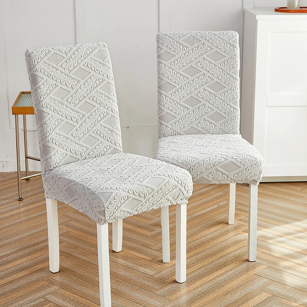 Jacquard Slipcover Chair Seat Cover