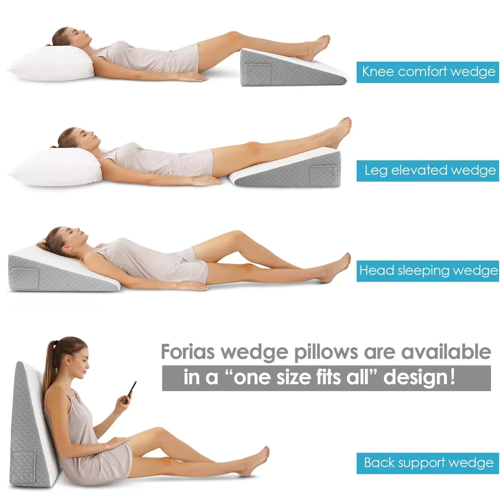 Wedge Support Relaxing Sleeping Bed Pillow