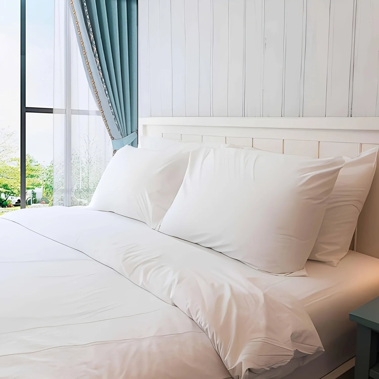 2 Fluffy Bed Sleeping Pillows