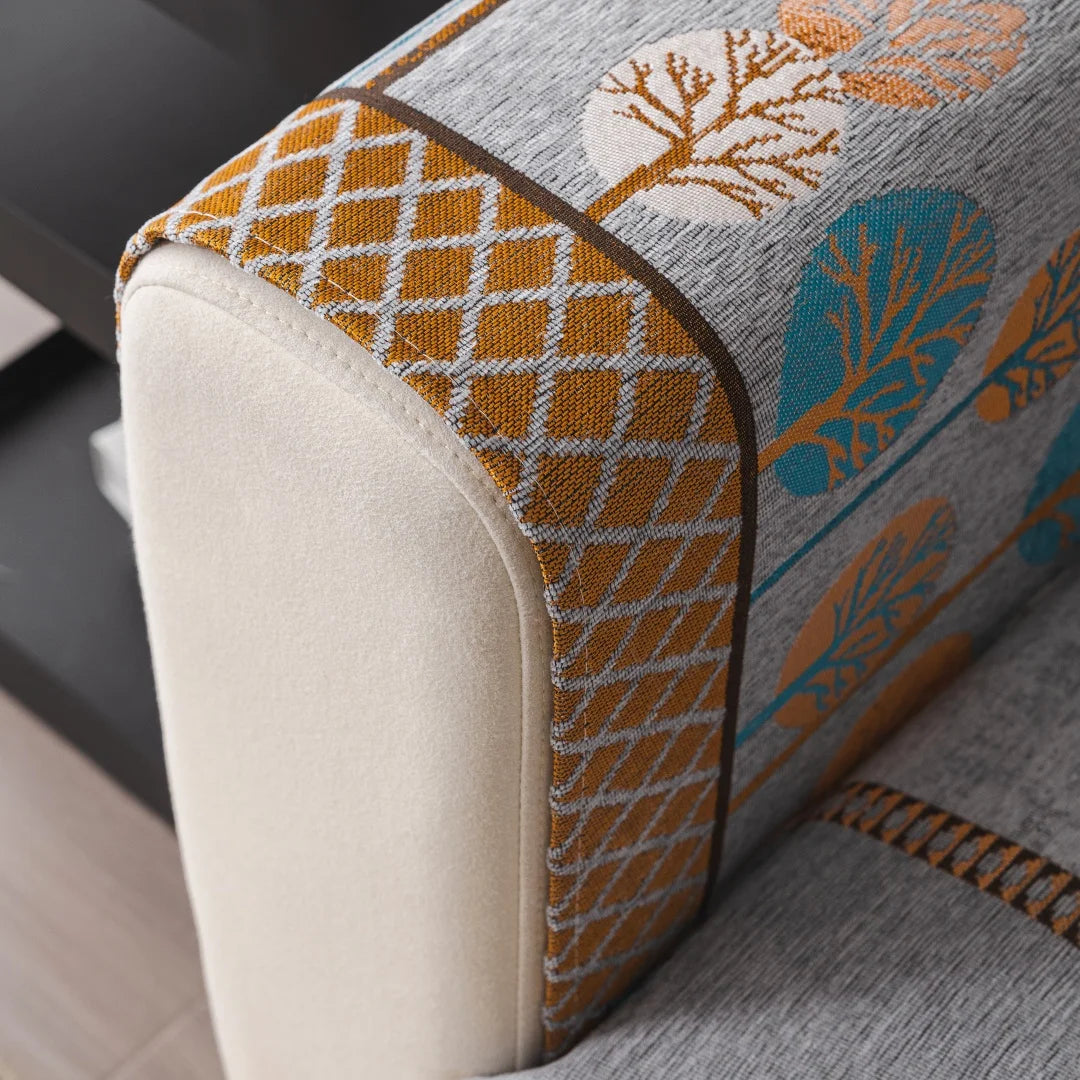 Chenille Boho Jacquard Non Slip Sofa Couch Cover