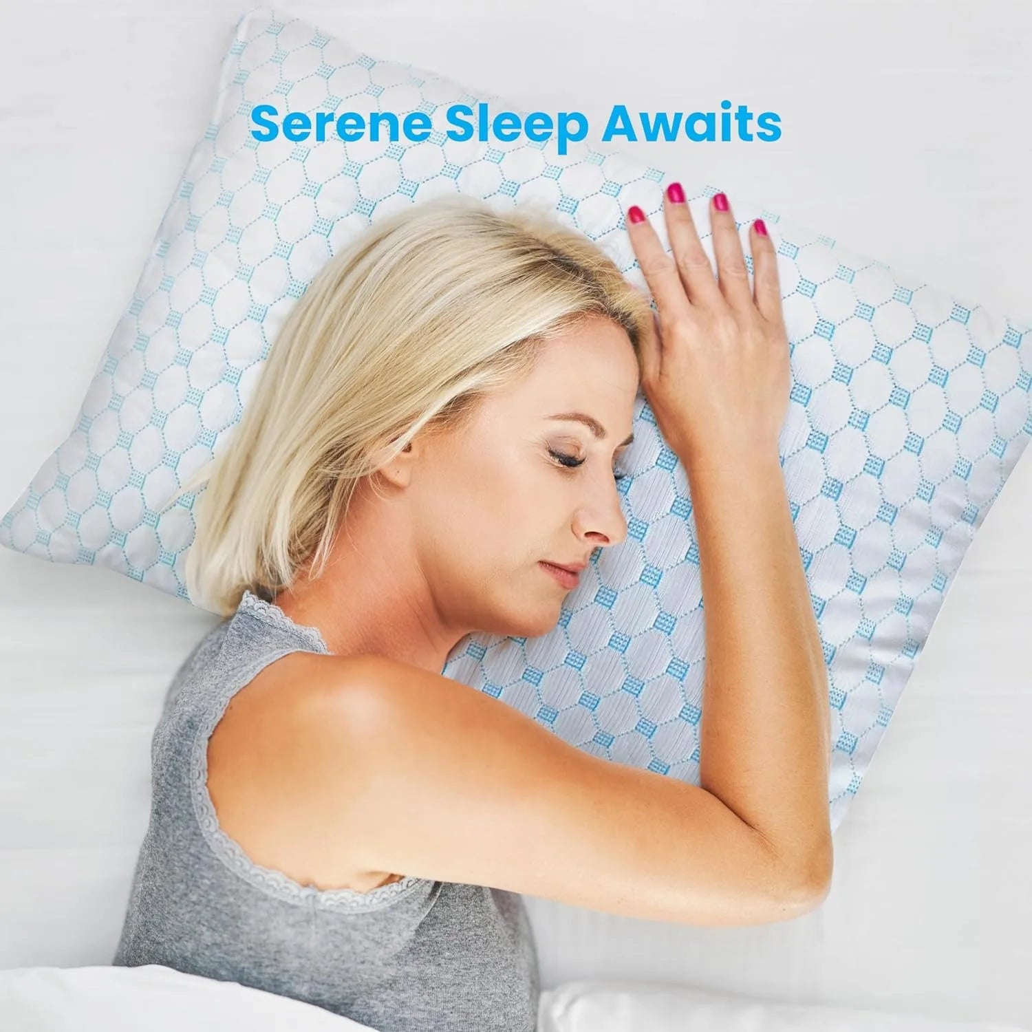 Cooling Shredded Bed Sleeping Pillows