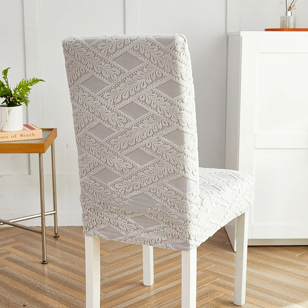 Jacquard Slipcover Chair Seat Cover