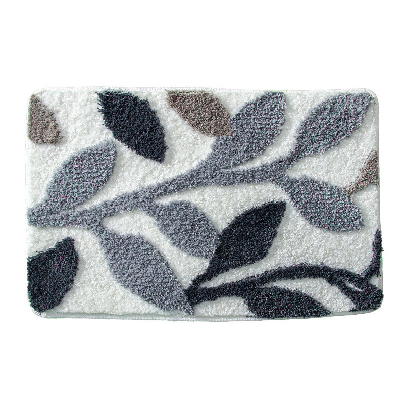 Anti-slip Leaf Bath Mat Rugs Floor Carpet Bathroom Water Bathtub
