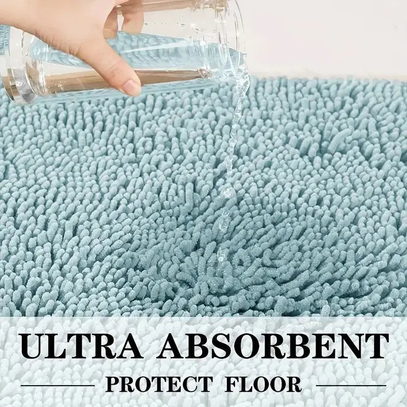 Anti-slip Bath Mat Rugs Floor Carpet Bathroom Water Bathtub