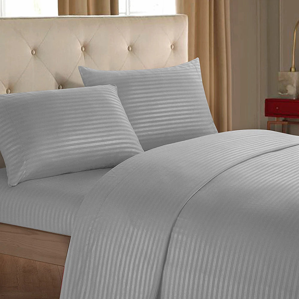 Stripe Line Fitted Bedding Sheet Set