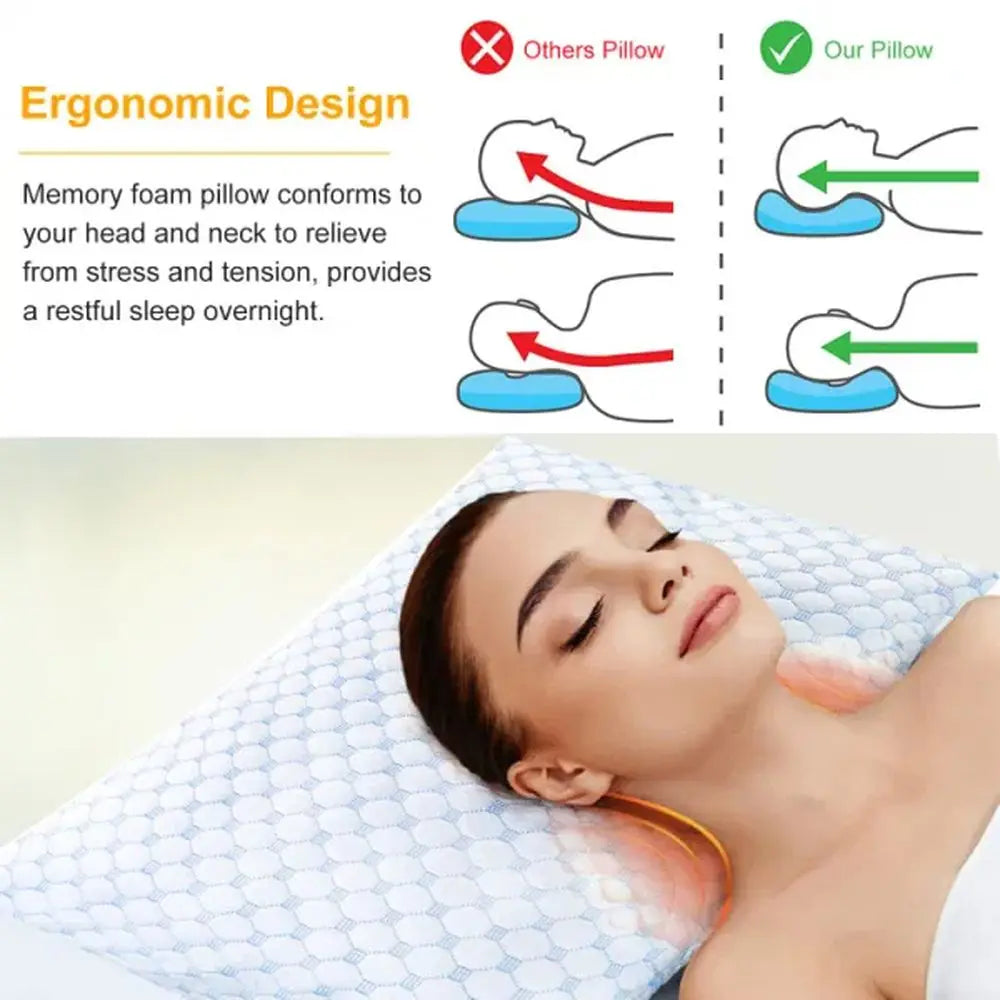 Cooling Shredded Bed Sleeping Pillows