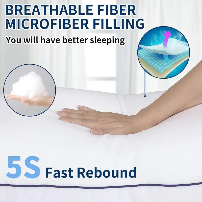 Cooling Luxury Premium Bed Sleeping Pillows