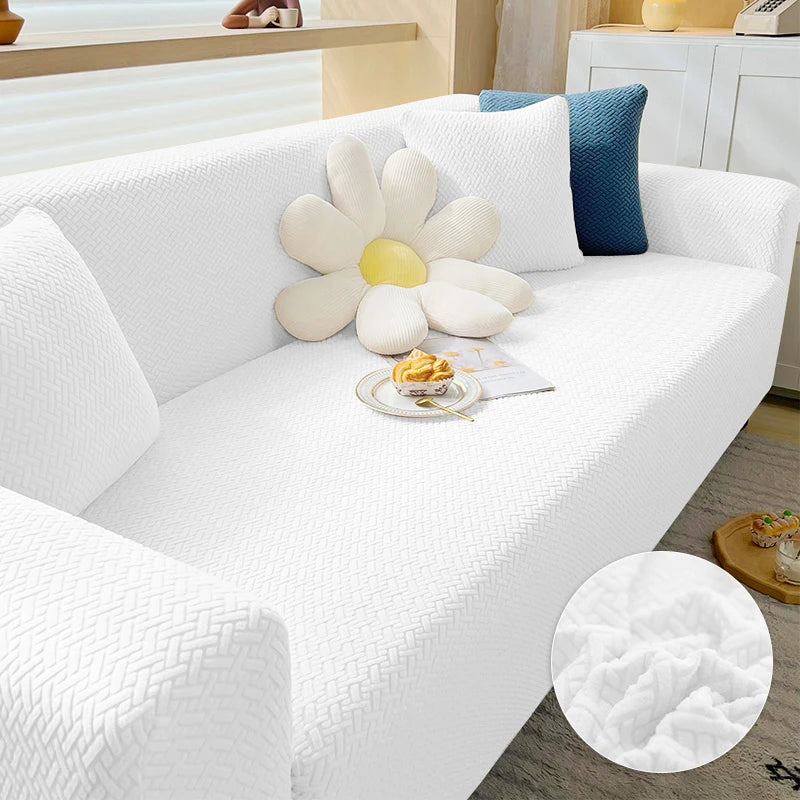 360 Jacquard Non Slip Slipcover Sofa Couch Cover