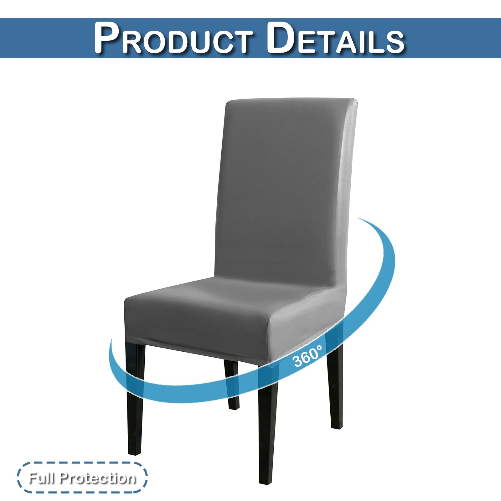 PU Slipcover Chair Seat Sofa Cover